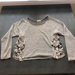 Lace long sleeve top